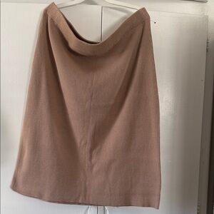 Ava & Viv Classic Brown Midi Skirt